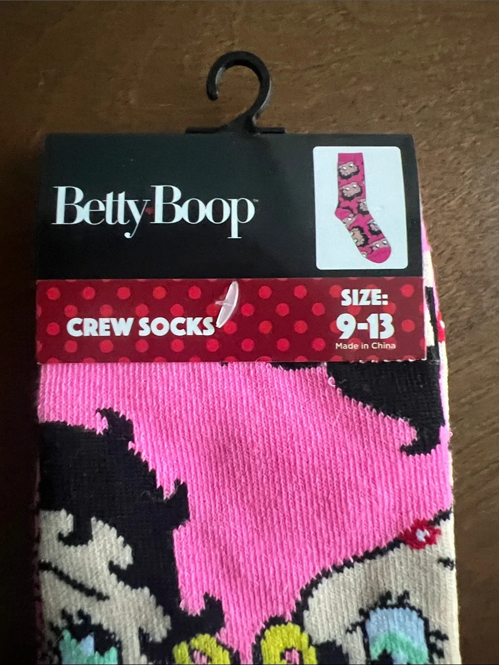 Betty Boop Crew Socks